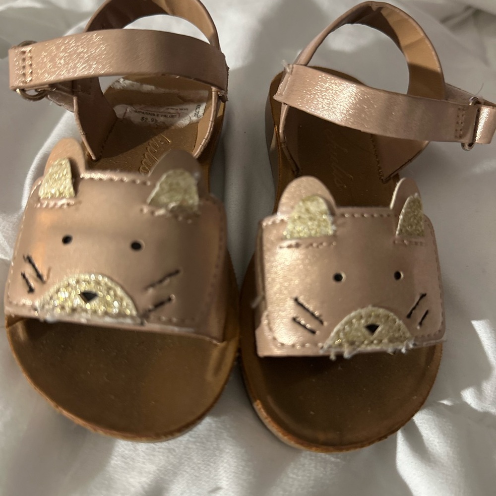 Adorable Cat Face Kids Sandals